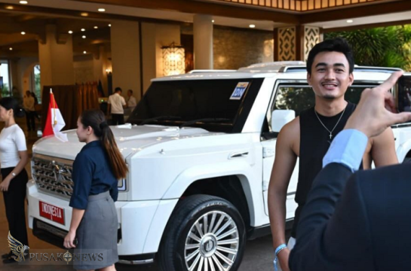 Kehadiran kendaraan taktis Maung yang digunakan Presiden Prabowo Subianto selama mengikuti rangkaian KTT ke-48 ASEAN di Cebu, Filipina, pada 7-8 Mei 2026.