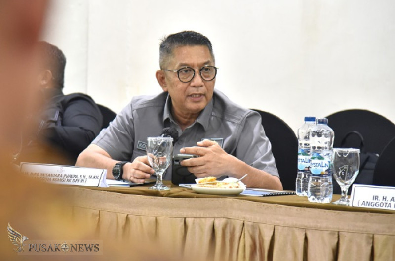 Anggota Komisi XII DPR RI, Dipo Nusantara dalam Kunjungan Kerja Spesifik Komisi XII DPR RI ke Kota Kendari, Provinsi Sulawesi Tenggara, Rabu (15/4/2026)