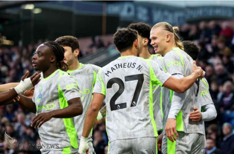 Gol kemenangan Erling Haaland membantu Manchester City menduduki puncak klasemen Premier League