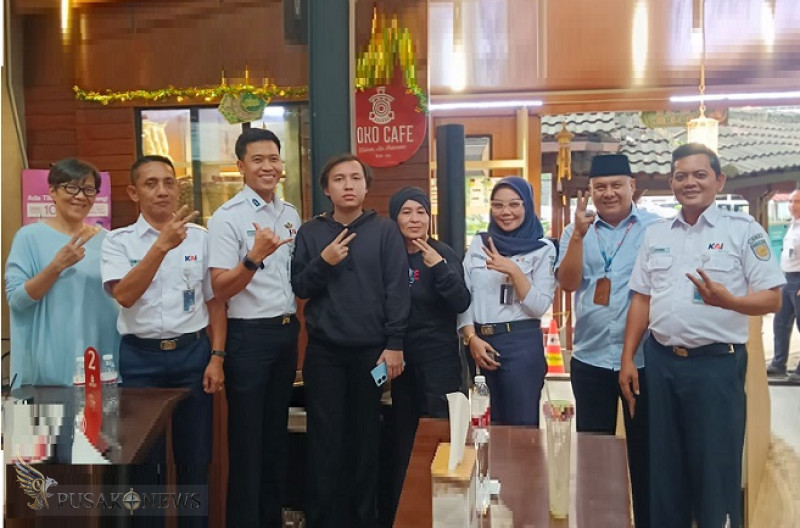Komisaris KAI Service, Samsul Bahri, S.Sos disela Kunjungan Kerja.
©PusakoNews.com/red