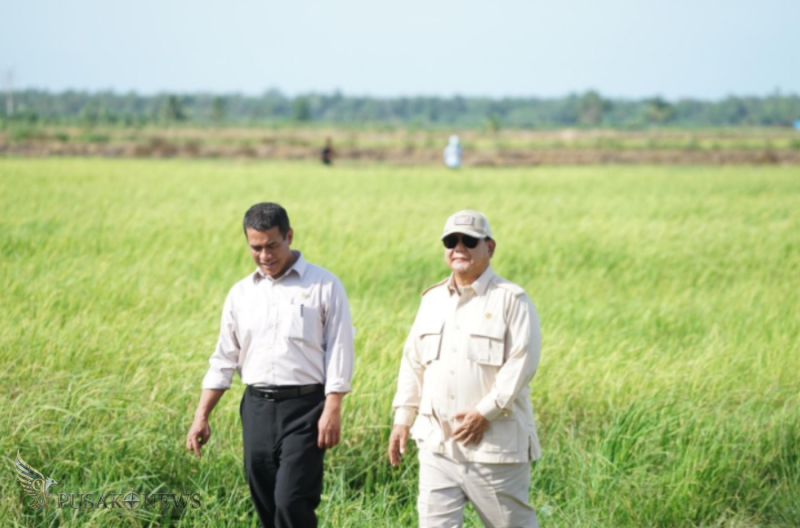 Presiden Prabowo Subianto-Menteri Pertanian (Mentan) Andi Amran Sulaiman