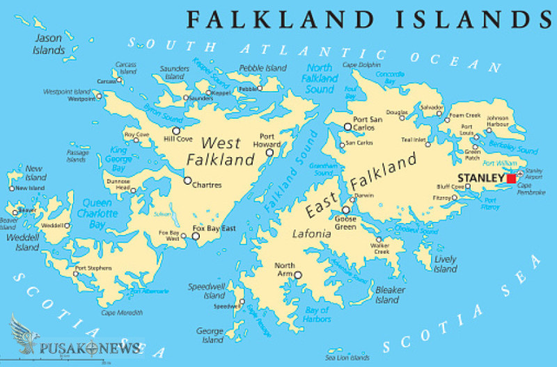 Falkland Island Map