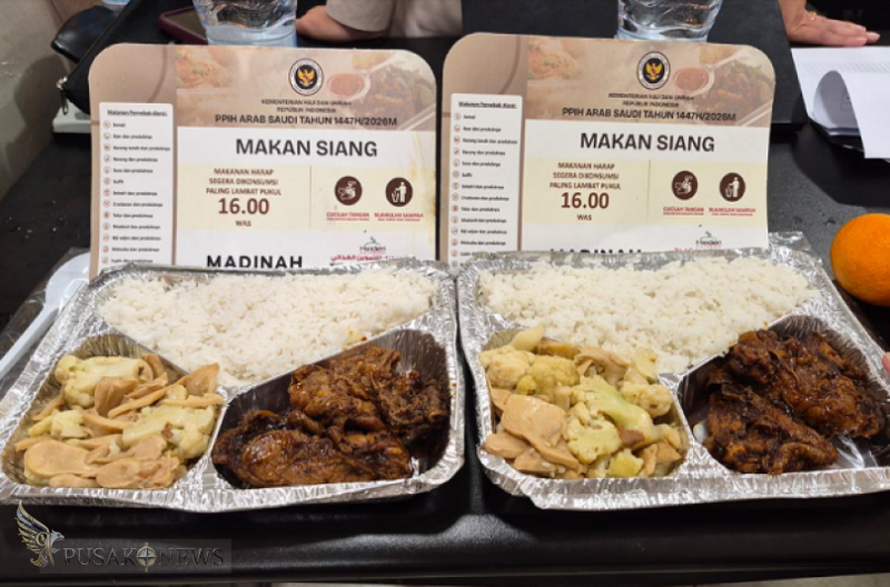 Dapur hingga Hotel, Layanan Makanan Jemaah Haji Dipastikan Higienis dan Aman.