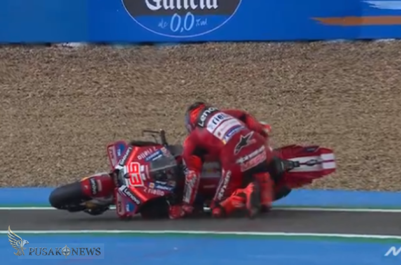 Marc Marquez Sempat Alami Crash Saat Sprint di Jerez 25/04/2026