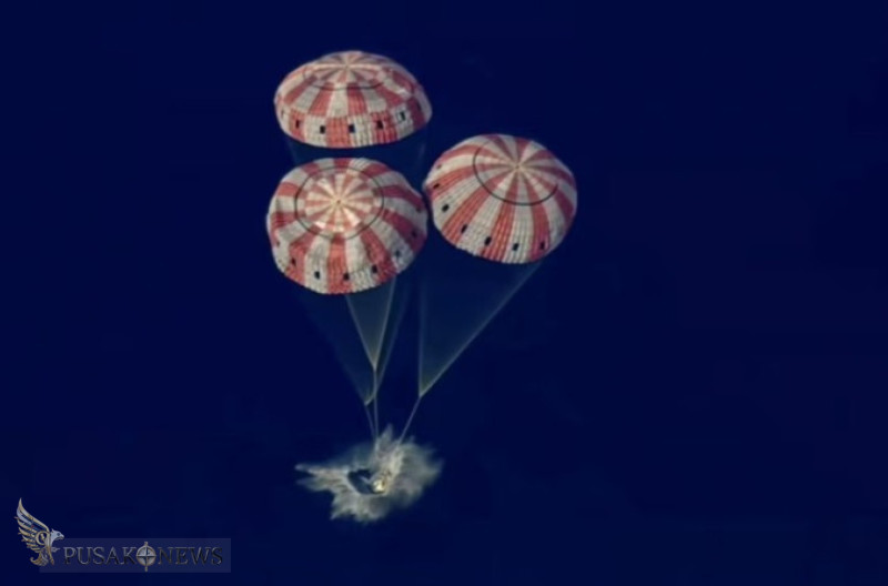 Detik-Detik Menegangkan! Astronaut Artemis II Tembus Atmosfer dan Selamat
©PusakoNews.com/red