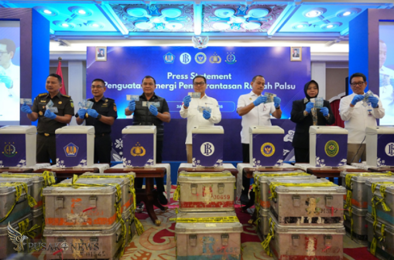 BI Musnahkan 466.535 Lembar Rupiah Palsu, Masyarakat Diminta Waspada