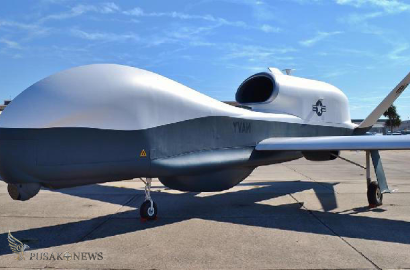 Drone Pengintai MQ-4C Triton Milik AS.
©PusakoNews.com/red