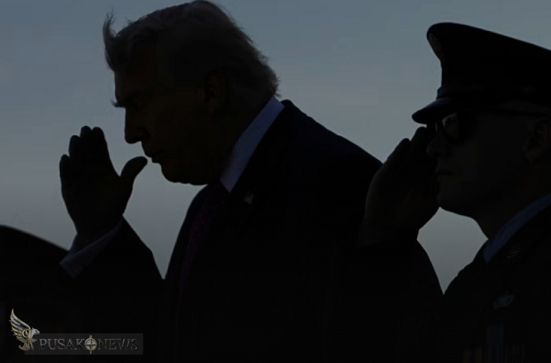 Ilustrasi Siluet Donald Trump