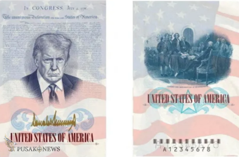Resmi Diumumkan, Paspor AS Edisi Khusus Hadirkan Donald Trump
