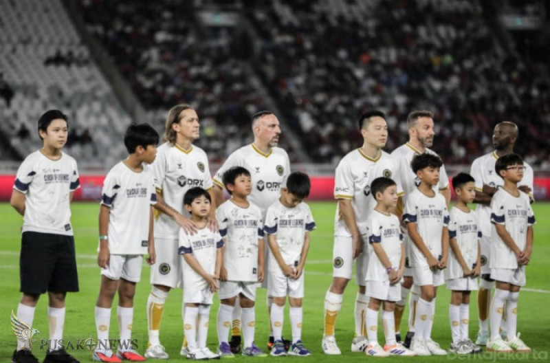 Barcelona Legends Taklukkan DRX World Legends 3-0, Ronaldo Nazario Kagumi Atmosfer SUGBK
