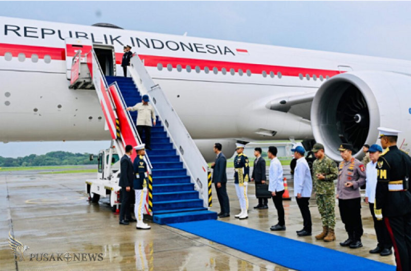 Presiden Prabowo Subianto Tiba di Tanah Air Usai Rampungkan Diplomasi Strategis di Eropa