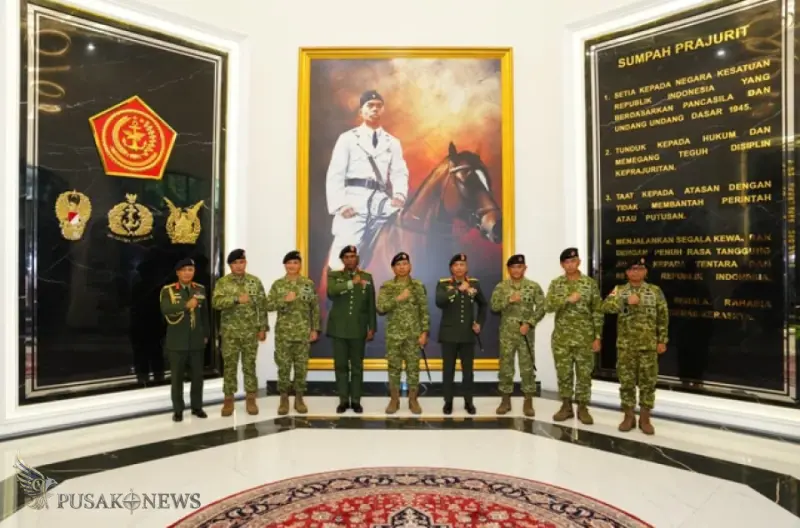 Panglima TNI Terima Kunjungan Panglima Angkatan Tentera Malaysia, Perkuat Kerja Sama Pertahanan