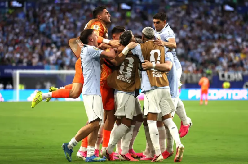 Maxi Araujo Selamatkan Uruguay dari Kekalahan, Arab Saudi Gagal Amankan Kemenangan