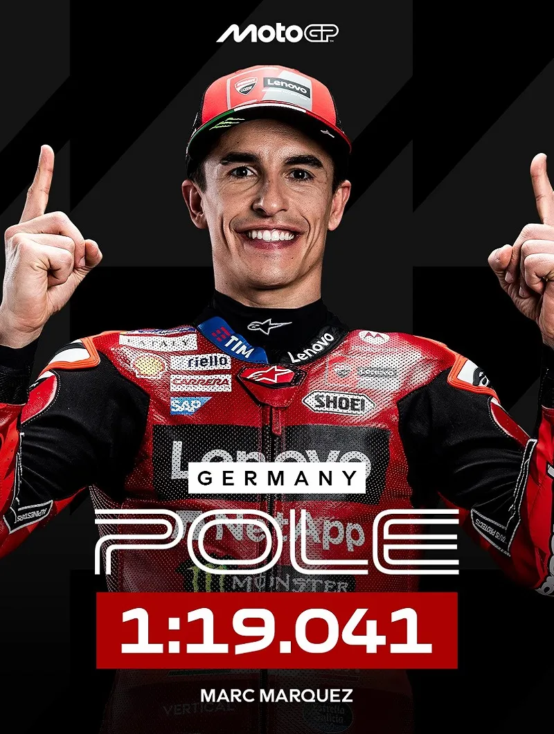 Marc Marquez Sabet Pole MotoGP™ Jerman, Marco Bezzecchi Kecelakaan Marc Marquez Sabet Pole MotoGP™ Jerman, Marco Bezzecchi Kecelakaan