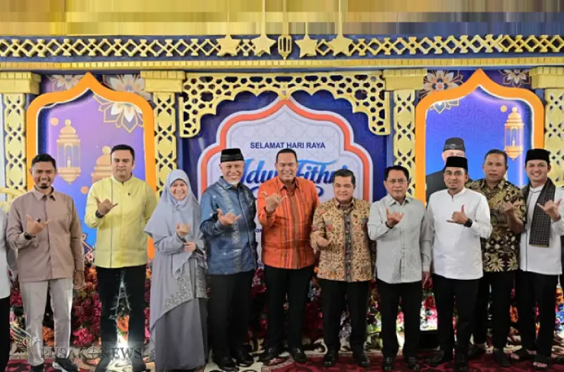 Gubernur Sumbar Gelar Open House Hari Kedua Idulfitri Bersama Kepala Daerah se-Sumbar