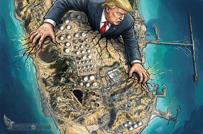 Ilustrasi-Trump bisa kapan saja ingin caplok Pulau Kharg