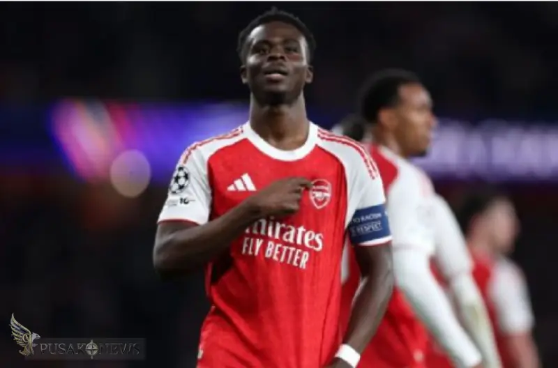 Gol keempat Bukayo Saka di babak knockout Liga Champions sepanjang kariernya ternyata menjadi gol penentu kemenangan bagi Arsenal.