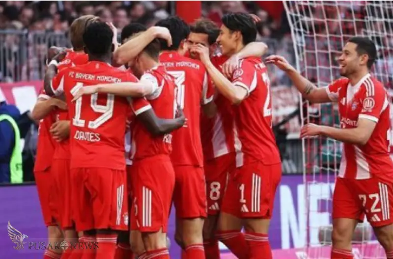 Bayern Munich dinobatkan sebagai juara Bundesliga.
