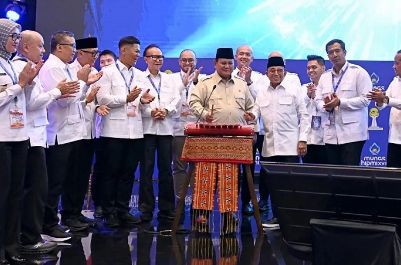 Presiden Prabowo Subianto secara resmi membuka Musyawarah Nasional (Munas) XVIII Himpunan Pengusaha Muda Indonesia (HIPMI) yang digelar di Kota Bandar Lampung, Provinsi Lampung, pada Rabu, 10 Juni 2026