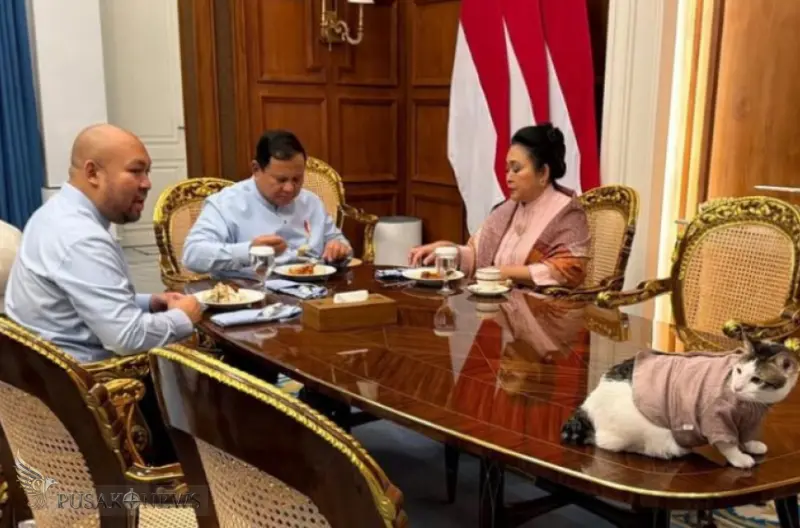 Kehangatan Idulfitri Presiden Prabowo Bersama Keluarga di Istana