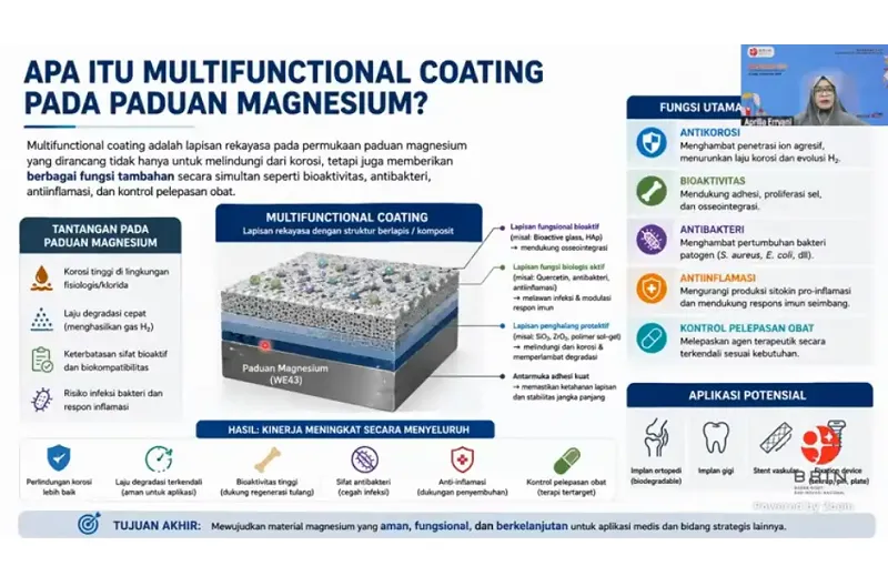 Terobosan BRIN! Implan Magnesium Biodegradable Percepat Penyembuhan Tulang dan Cegah Infeksi Terobosan BRIN! Implan Magnesium Biodegradable Percepat Penyembuhan Tulang dan Cegah Infeksi