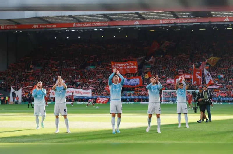 Manchester City Hantam Liverpool 3-0 di Anfield di Tengah Tekanan Skandal Finansial