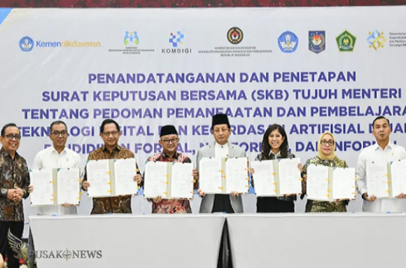 Tujuh Kementerian Sepakati Pedoman Pemanfaatan AI di Dunia Pendidikan