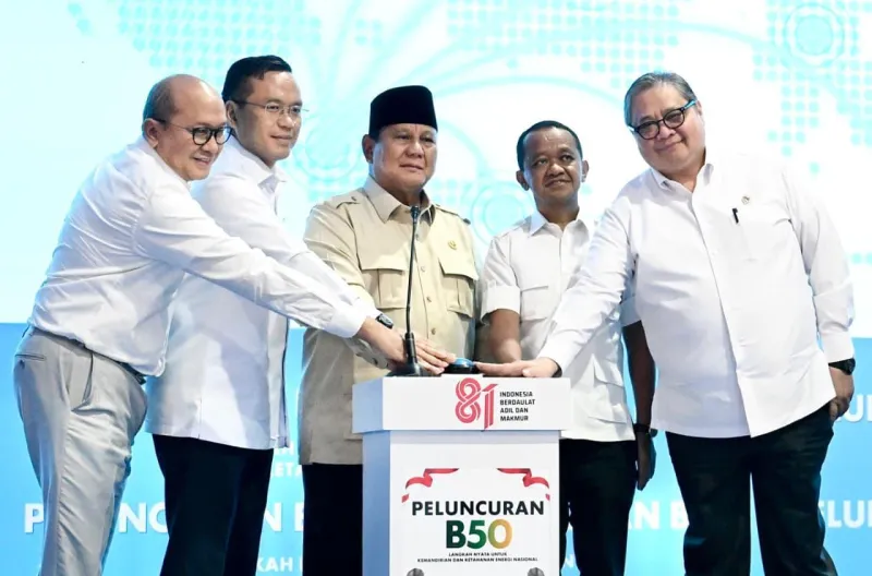 Indonesia Cetak Sejarah! Presiden Prabowo Resmikan Biodiesel B50 Pertama di Dunia
