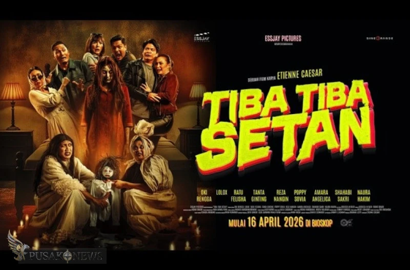 Film Horor Komedi “Tiba-Tiba Setan” Siap Tayang 16 April 2026.
©PusakoNews.com/red