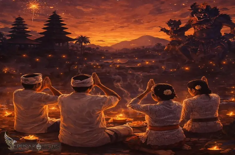 Bali Hening Total, Umat Hindu Khidmat Jalani Catur Brata Penyepian Saka 1948