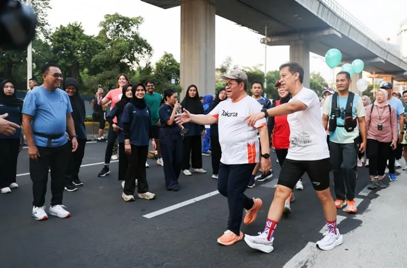 Pramono dan Menkes Tinjau HBKB Rasuna Said, Dorong Budaya Hidup Sehat di Jakarta
