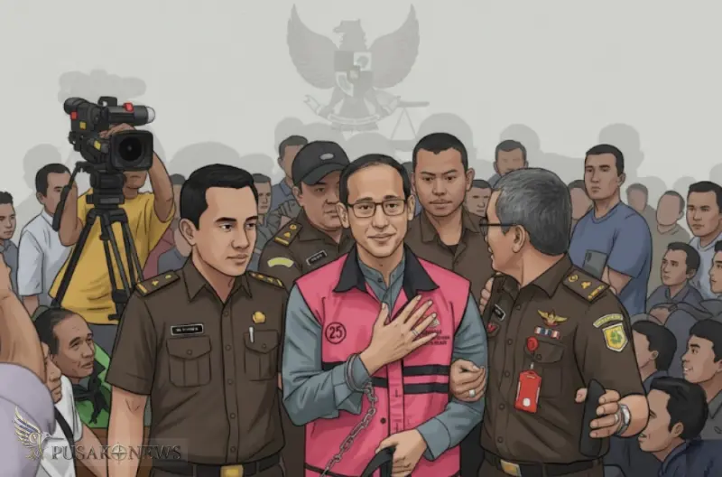 Ilustrasi Persidangan Eks Mendikbudristek Nadiem Makarim dalam kasus dugaan korupsi Chromebook
©PusakoNews.com/red