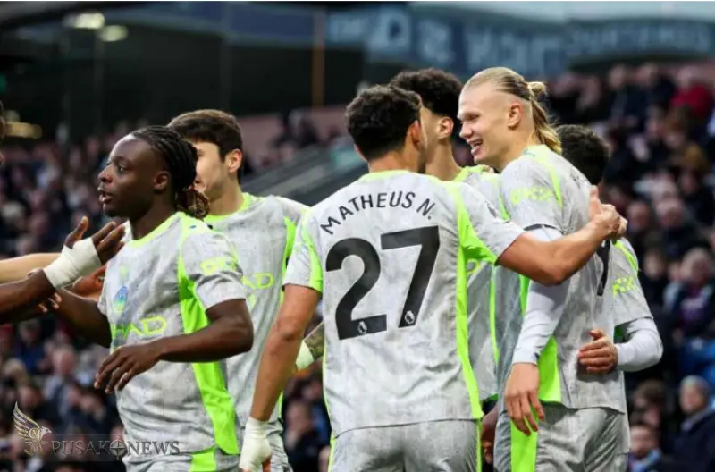 Gol kemenangan Erling Haaland membantu Manchester City menduduki puncak klasemen Premier League