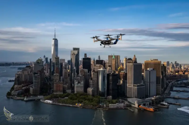 Uji Coba Taksi Udara Listrik di New York Tandai Era Baru Transportasi Perkotaan
