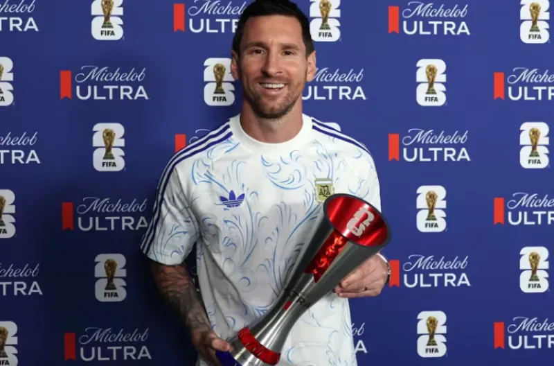 Pemain Terbaik Pertandingan Michelob Ultra Superior, Lionel Messi (Argentina)