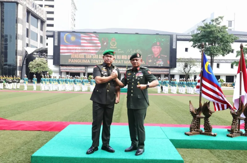 Kasad Terima Kunjungan Panglima Tentera Darat Malaysia, Perkuat Kerja Sama Strategis dan Stabilitas Kawasan Kasad Terima Kunjungan Panglima Tentera Darat Malaysia, Perkuat Kerja Sama Strategis dan Stabilitas Kawasan