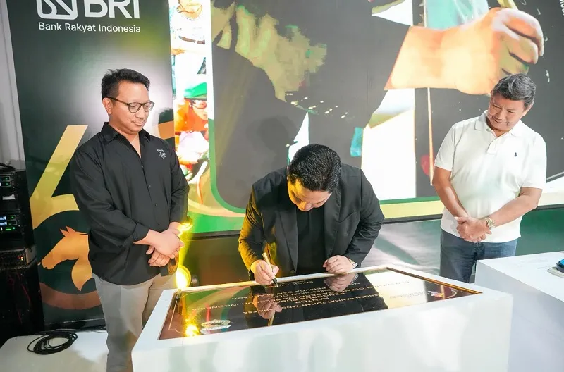 Proses Peresmian dan Tanda Tangan Oleh Kementerian Pemuda dan Olahraga, Erick Thohir