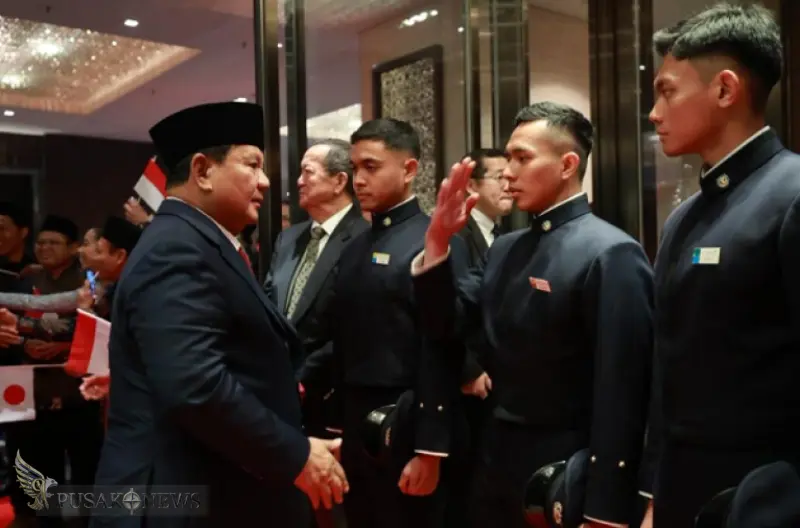 Taruna NDA Sambut Presiden Prabowo di Negeri Sakura dengan Semangat Juang Generasi Muda