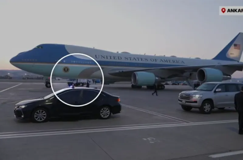 Presiden Trump diam-diam mengganti pesawat untuk menghindari ancaman Iran.