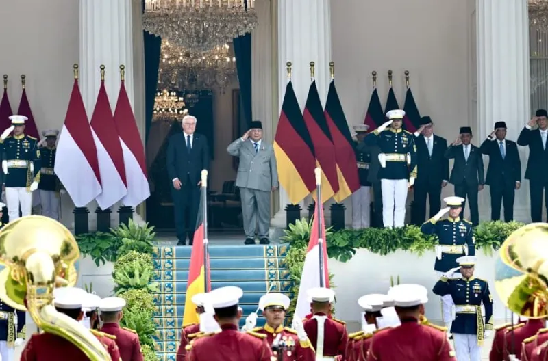 Presiden Jerman Optimistis Masa Depan Hubungan Indonesia–Jerman, Dorong Penguatan Kemitraan Strategis dan Implementasi IEU-CEPA Presiden Jerman Optimistis Masa Depan Hubungan Indonesia–Jerman, Dorong Penguatan Kemitraan Strategis dan Implementasi IEU-CEPA
