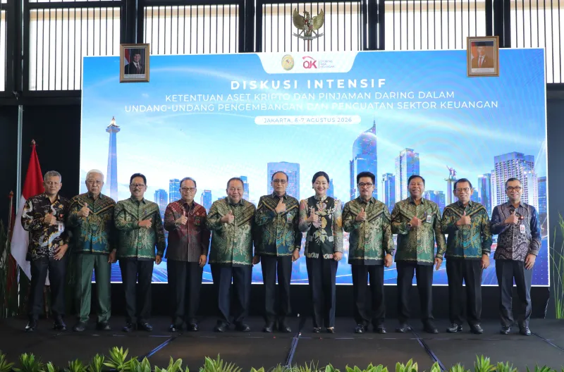 Mahkamah Agung (MA) Republik Indonesia bersama Otoritas Jasa Keuangan (OJK) menggelar diskusi intensif membahas kelembagaan OJK, aset kripto, dan pinjaman online (pinjol) dalam Undang-Undang Pengembangan dan Penguatan Sektor Keuangan (UU P2SK) di Jakarta