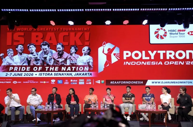 Polytron Indonesia Open 2026 Resmi Digelar, 248 Atlet Dunia Siap Guncang Istora GBK