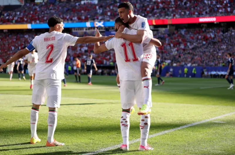 Tendangan Kilat Saibari Antar Maroko Tundukkan Skotlandia, Atlas Lions Puncaki Grup C