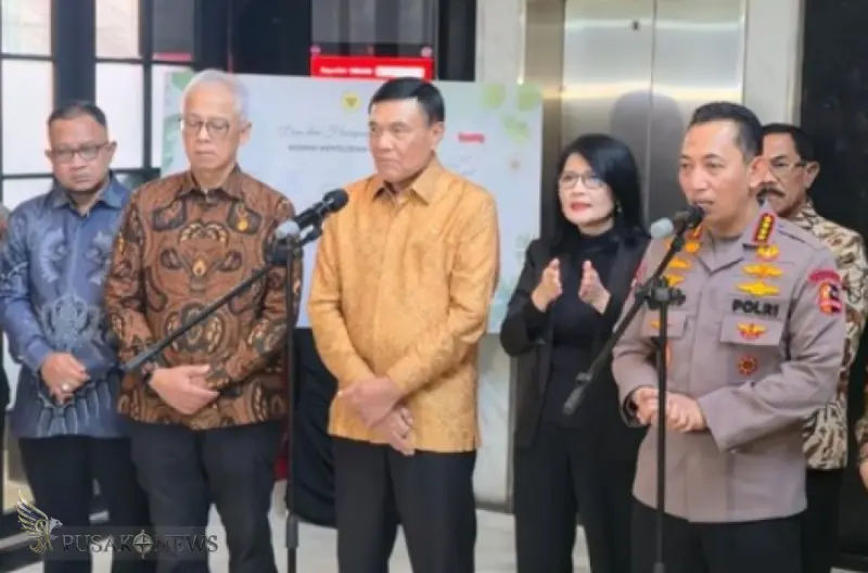 Peresmian Kantor Kompolnas Diwarnai Candaan Menko Polkam Bertepatan Ulang Tahun Kapolri