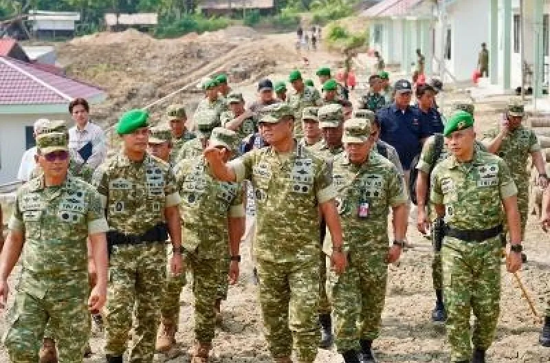 Wapang TNI Tinjau Pembangunan Yonif TP 842/Badak Sakti, Perkuat Sinergi Pertahanan, Infrastruktur, dan Pemberdayaan Ekonomi Masyarakat di Pandeglang