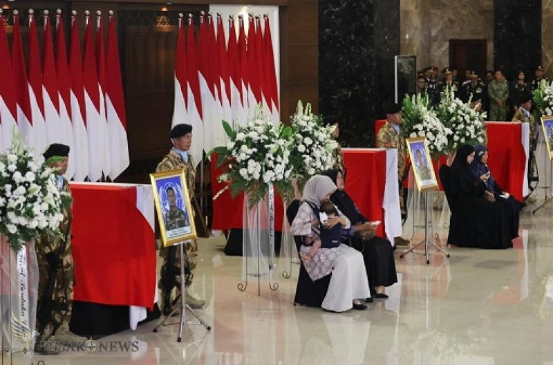 Presiden Prabowo Subianto Beri Penghormatan Terakhir untuk Tiga Prajurit TNI Gugur dalam Misi Perdamaian UNIFIL Lebanon