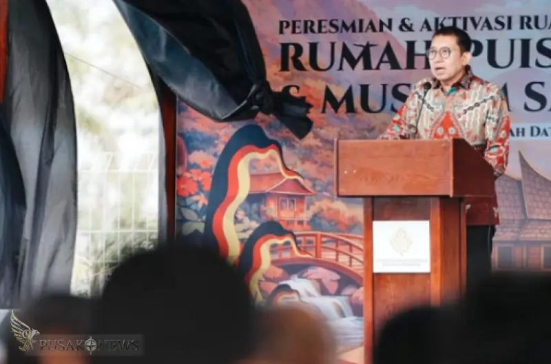 Menteri Kebudayaan RI Meluncurkan Ulang Aktivasi Rumah Puisi Taufiq Ismail & Museum Sastra Indonesia