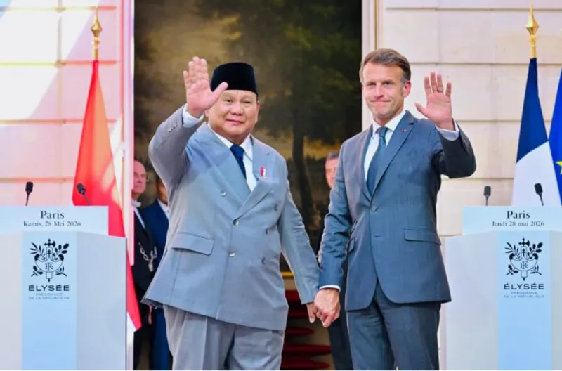 Indonesia–Prancis Makin Mesra, Prabowo dan Macron Perkuat Kemitraan Strategis