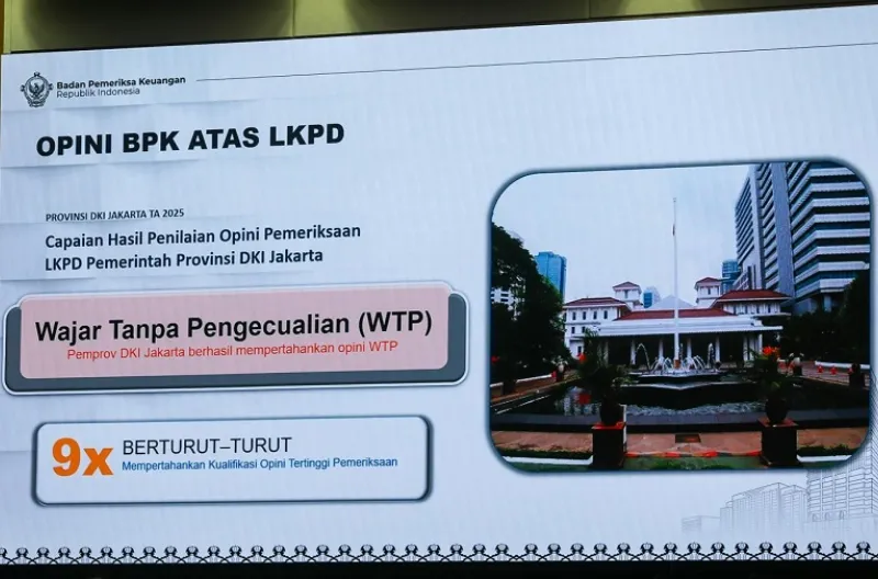 Pemprov DKI Kembali Raih WTP, Pramono Anung Ungkap Rahasia Konsistensi 9 Tahun Berturut-turut