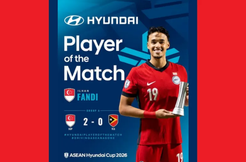Hyundai Player of the Match - Ilhan Fandi (#19), Singapore